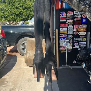 Joan and David Nadah Harness Platform Boots